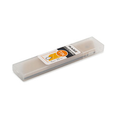 Лезвие для ножа Rage by Vira 25 мм прямое (5 шт.) титановое покрытие сегментированное - фото 2