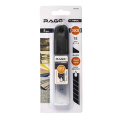 Лезвие для ножа Rage by Vira 18 мм прямое (5 шт.) сегментированное - фото 2