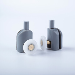 Комплект роликов для двери Iddis Optima Home d23 мм стекло 4 мм одинарные эксцентриковые серые - фото 10