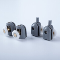 Комплект роликов для двери Iddis Optima Home d23 мм стекло 4 мм одинарные эксцентриковые серые - фото 9