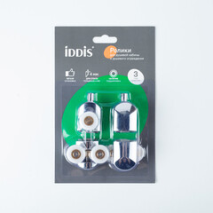 Комплект роликов для двери Iddis Optima Home d23 мм стекло 4 мм двойные/одинарные эксцентриковые хром - фото 13