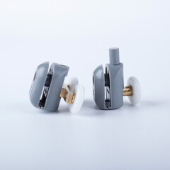 Комплект роликов для двери Iddis Optima Home d23 мм стекло 5-6 мм двойные/одинарные эксцентриковые серые - фото 11