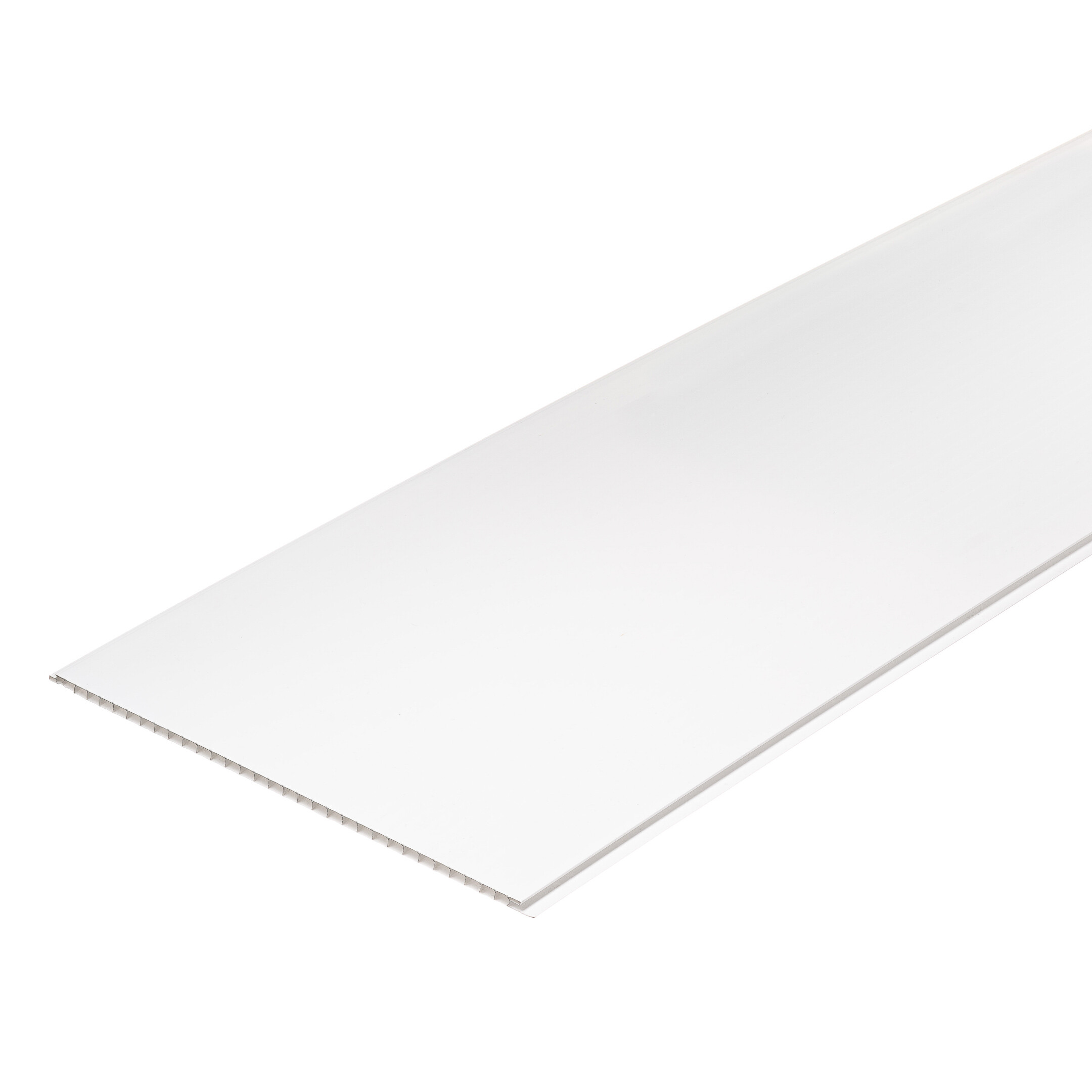 Панель ПВХ 250х2700х9 мм Stella Light глянцевая белая 0,67 кв.м