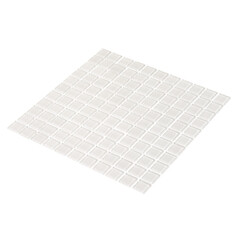 Мозаика Mir Mosaic Natural Color palette белая стеклянная 300х300х4 мм глянцевая - фото 5