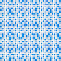 Мозаика Mir Mosaic Natural Color palette голубая стеклянная 300х300х4 мм глянцевая - фото 6