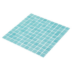 Мозаика Mir Mosaic Natural Color palette микс голубая стеклянная 300х300х4 мм глянцевая - фото 5