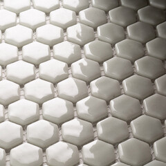 Мозаика Mir Mosaic Natural Steppa белая стеклянная 300х300х5 мм глянцевая - фото 2