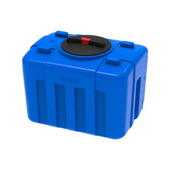 Емкость для жидких/сыпучих веществ ЭкоПром СПб XS 200 л полиэтиленовая с крышкой синяя - фото 5