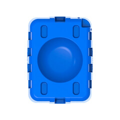 Емкость для жидких/сыпучих веществ ЭкоПром СПб XS 200 л полиэтиленовая с крышкой синяя - фото 4