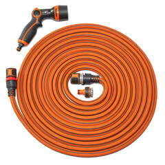 Шланг поливочный 1/2 30 м двухслойный Daewoo Aquazoom растягивающийся с коннектором и распылителем 4 режима (DWH 6105) - фото 10