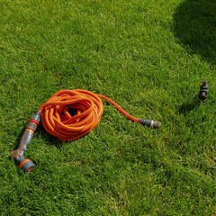 Шланг поливочный 1/2 30 м двухслойный Daewoo Aquazoom растягивающийся с коннектором и распылителем 4 режима (DWH 6105) - фото 4