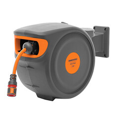 Изображение товара Катушка с поливочным шлангом 15 м Daewoo пластиковая настенная автоматическая (DWR 3015)