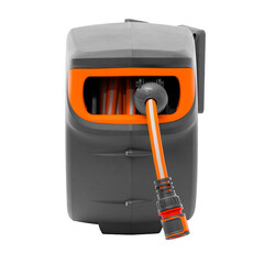 Катушка с поливочным шлангом 15 м Daewoo пластиковая настенная автоматическая (DWR 3015) - фото 10