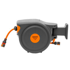 Катушка с поливочным шлангом 15 м Daewoo пластиковая настенная автоматическая (DWR 3015) - фото 8