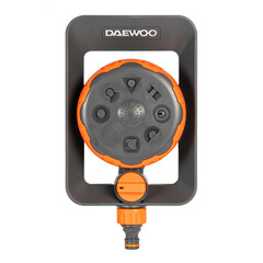 Дождеватель 1х1/2х5/8х3/4 Daewoo 8в1 пластиковый статический 8 режимов (DWS 1018)