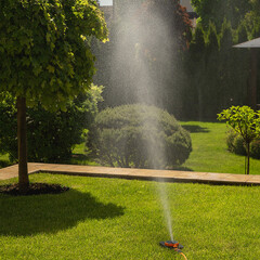 Дождеватель 1х1/2х5/8х3/4 Daewoo 8в1 пластиковый статический 8 режимов (DWS 1018) - фото 2