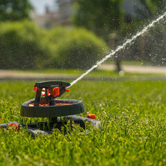 Дождеватель 1х1/2х5/8х3/4 Daewoo пластиковый вращающийся 1 режим (DWS 1160) - фото 6