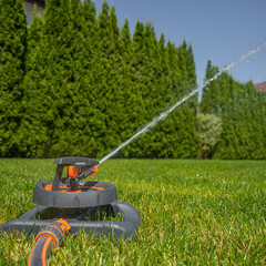 Дождеватель 1х1/2х5/8х3/4 Daewoo пластиковый вращающийся 1 режим (DWS 1160) - фото 2