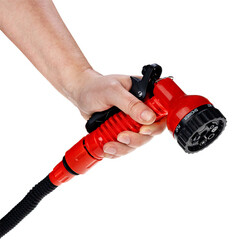 Шланг поливочный 1/2-3/4 15 м двухслойный MasterProf растягивающийся с коннектором и распылителем 5 режимов (ДС.070851) - фото 2