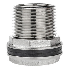 Штуцер для врезки в бочку 1 для бака MasterProf латунный с прокладкой (ДС.020010)