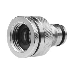 Адаптер быстросъемный 1/2 х 3/4 для поливочного шланга MasterProf внутреняя резьба латунный под коннектор (ДС.071969) - фото 3