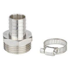 Комплект 3/4х1 для подключения садового шланга MasterProf наружная резьба латунный (ДС.020040)