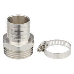 Изображение товара Комплект 1 для подключения садового шланга MasterProf наружная резьба латунный (ДС.020041)