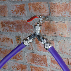 Распределитель с 2 коннекторами 3/4 для поливочного шланга MasterProf латунный (ДС.071471) - фото 3