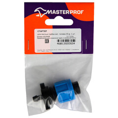 Соединитель для капельной трубки 16 мм MasterProf пластиковый (ДС.071809) - фото 2