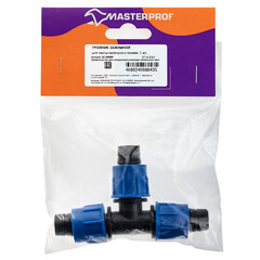 Соединитель для капельной трубки тройник 16 мм зажимной MasterProf пластиковый (ДС.060089) - фото 2