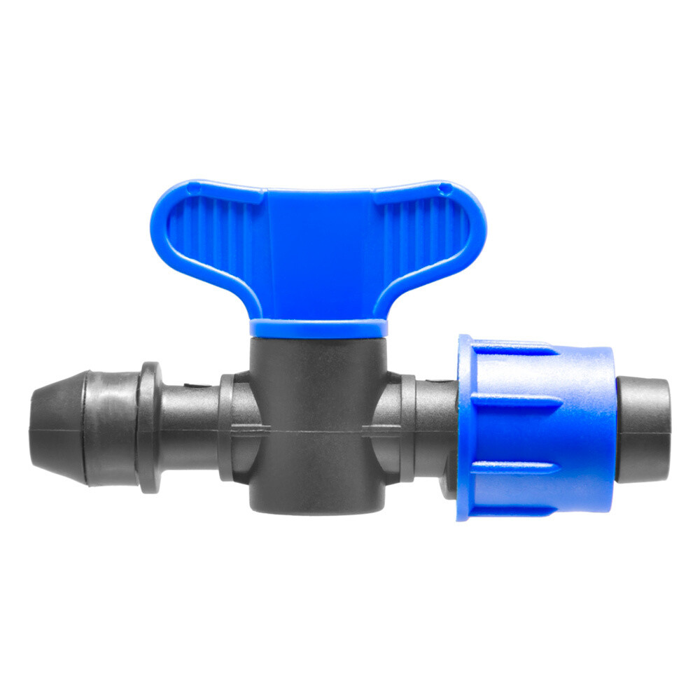 Изображение товара Кран для капельного полива стартовый 16 мм 5/8 MasterProf пластиковый с уплотнительной резинкой (ДС.060090)