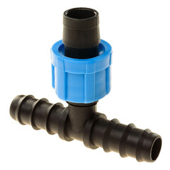 Соединитель для капельной трубки тройник 16 мм переходной MasterProf пластиковый (ДС.060092) - фото 3