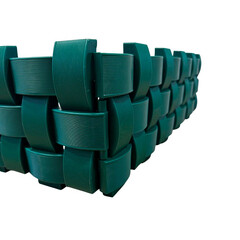 Забор декоративный Standartpark Плетенка 0,18х0,6 м 1,2 кг сборный зеленый - фото 5