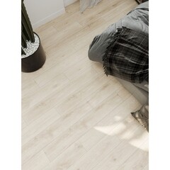 Ламинат 33 класс Эггер Хоум дуб ривалго белый 1,99 кв.м 8 мм с фаской влагостойкий - фото 3