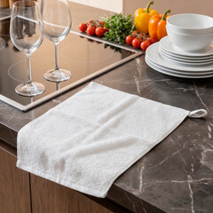 Набор салфеток махровых 30х30 см белый (5 шт.) - фото 7