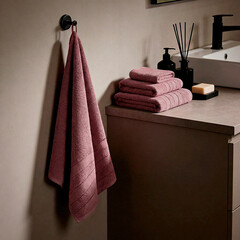 Полотенце махровое банное Lorikeet 70х140 см сиреневый туман - фото 7