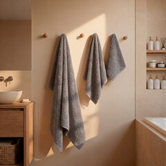 Полотенце махровое Corsa Deco 30х60 см серое - фото 6