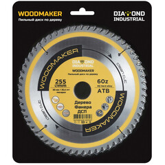 Диск пильный по дереву Diamond Industrial WoodMaker 255х30х2,6 мм 60 зубьев (DIDD255Z60) - фото 3
