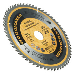 Диск пильный по дереву Diamond Industrial WoodMaker 216х30х2,4 мм 60 зубьев (DIDD216Z60) - фото 4