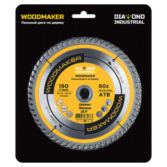 Диск пильный по дереву Diamond Industrial WoodMaker 190х30х2,2 мм 60 зубьев (DIDD190Z60) - фото 3