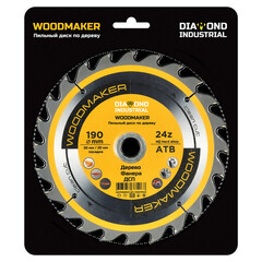 Диск пильный по дереву Diamond Industrial WoodMaker 190х30х2,2 мм 24 зуба (DIDD190Z24) - фото 3