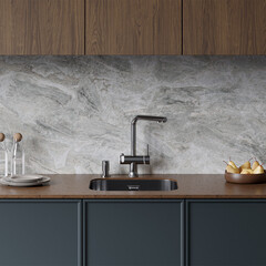 Мойка для кухни Omoikiri Omi 44,5х44,5х18 см врезная с сифоном сталь (4993494) - фото 5