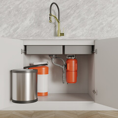 Измельчитель пищевых отходов Omoikiri Nagare Slim 500 370 Вт 3000 об./мин (4995061) - фото 6