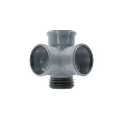 Изображение товара Крестовина Ostendorf HTEDSM d110х110х110 мм 87,5° пластиковая двухплоскостная для внутренней канализации (115945)