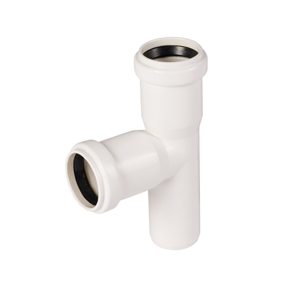 Тройник Ostendorf HTEA d40 мм 87° пластиковый для внутренней канализации (559680)