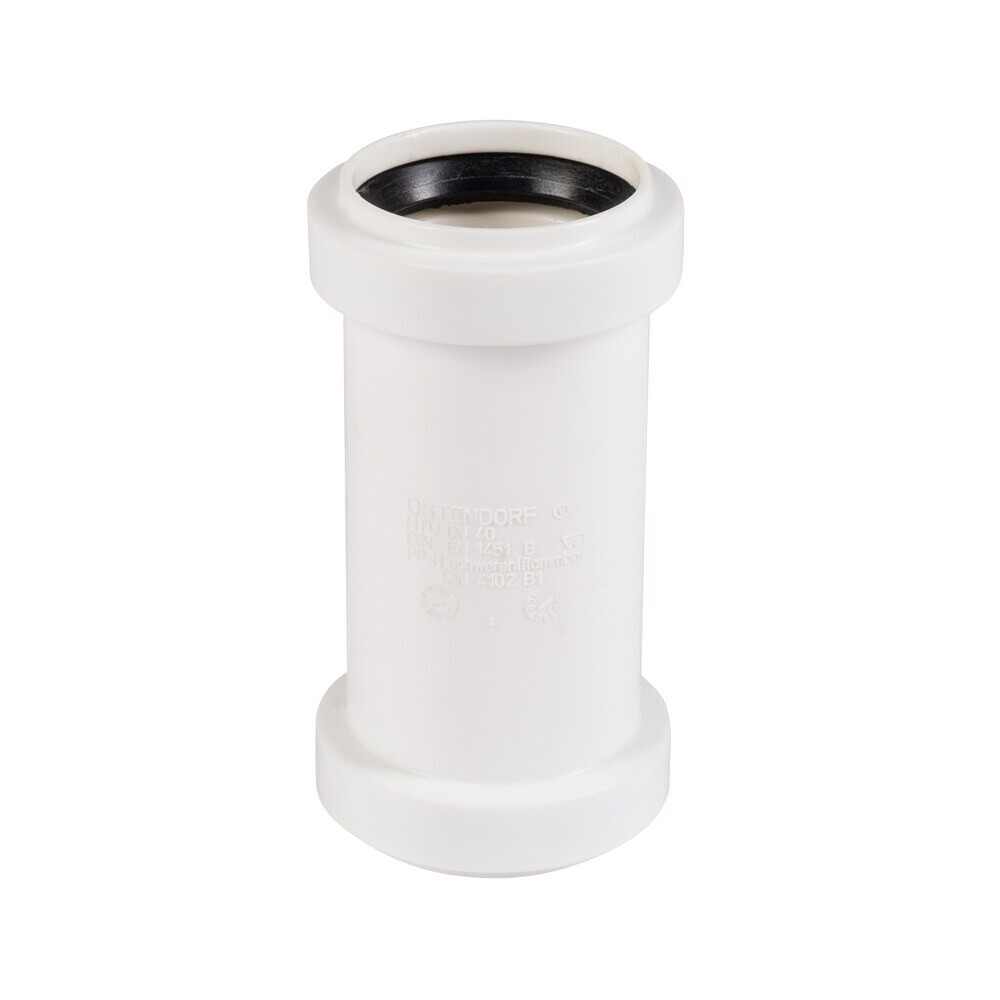 Муфта Ostendorf HTU d40 мм пластиковая для внутренней канализации (559710)