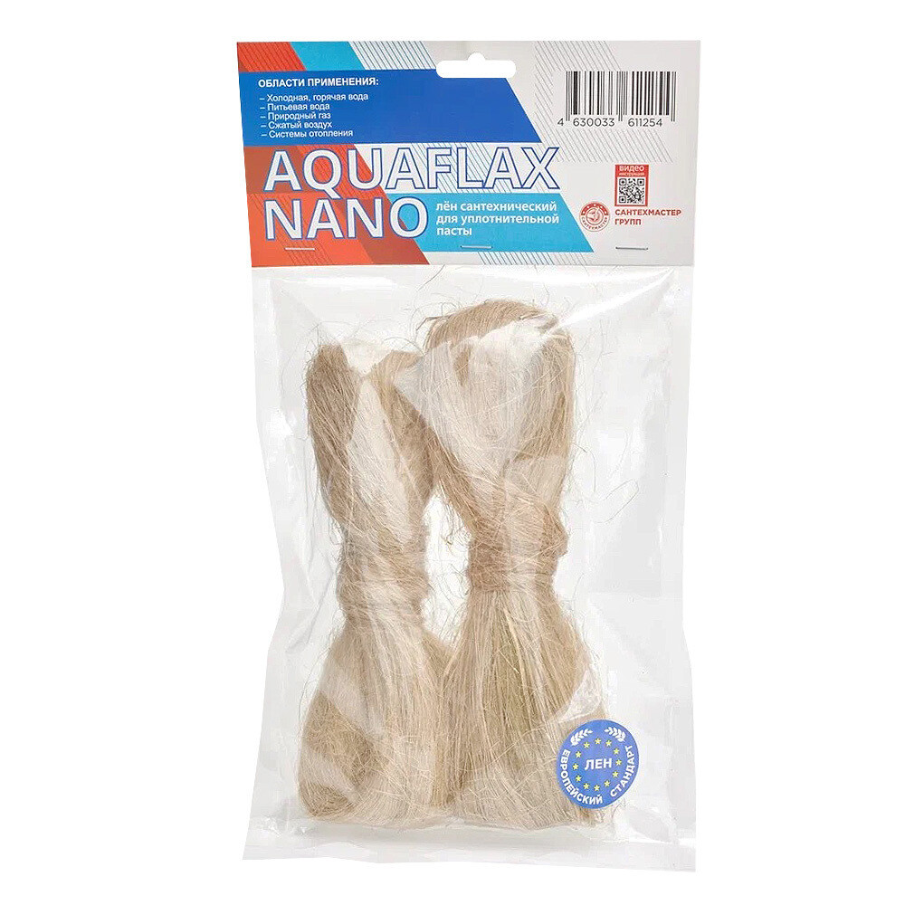 Лен сантехнический Aquaflax Nano евро 100 г