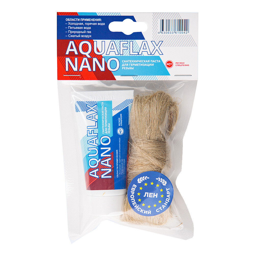 Комплект монтажный Aquaflax Nano евро 30 + 15 г для воды