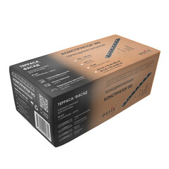 Крепеж с термодиффузионным цинкованием для планкена и террасной доски Осфикс Конструктор-190 (80 шт.) - фото 2