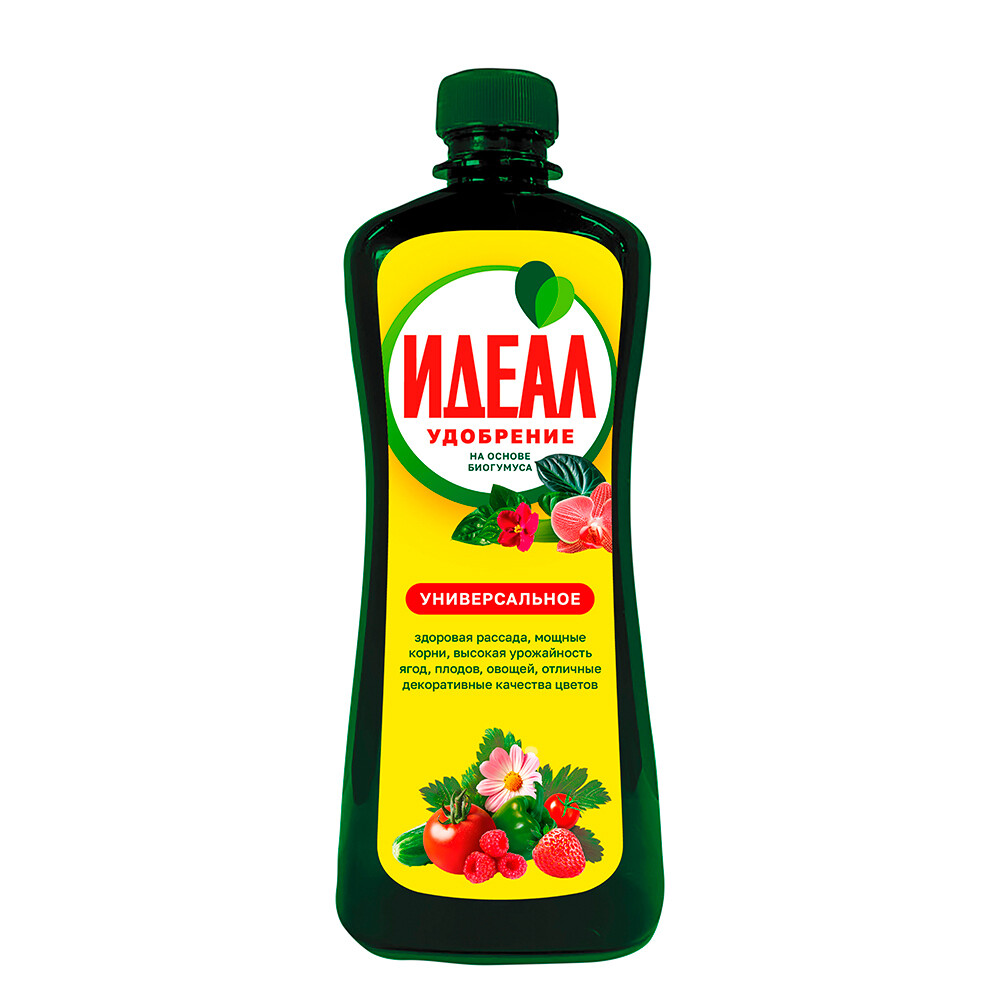 Изображение товара Удобрение жидкое для подкормки растений на основе биогумуса Идеал 0,5 л